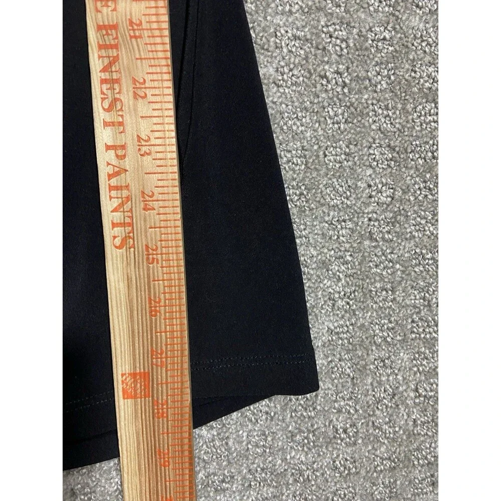 Ivanka Trump Knit Top women XL Black Stretch Waist Detail Capsule Popover Basic